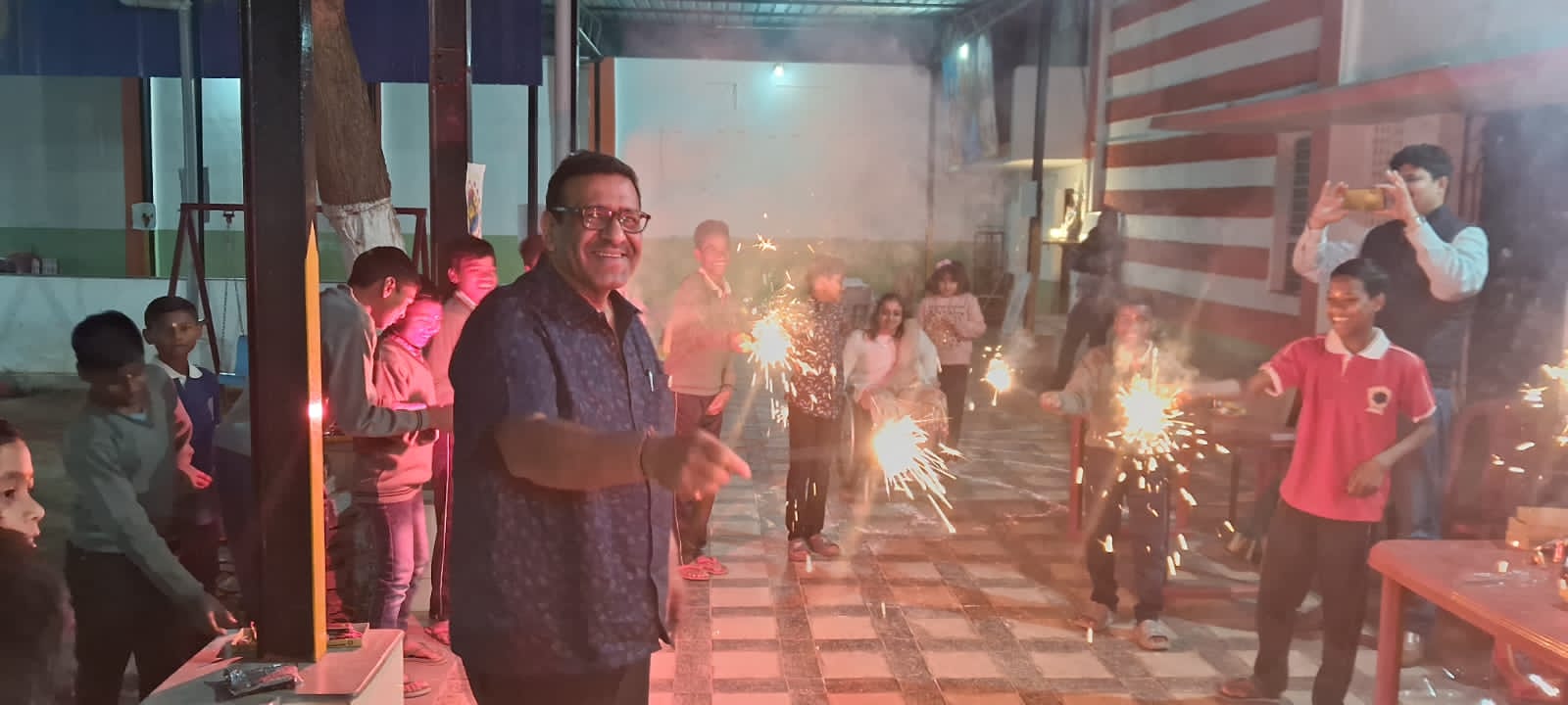 Diwali Celebration with the students of Parmanand Birsa Munda Hostel